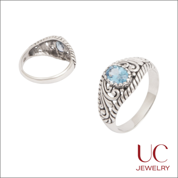 RING BLUE TOPAZ